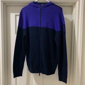 A/X Armani Exchange Zip Up Sweater Size Large
